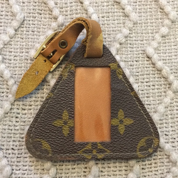 Louis Vuitton Handbags - RARE Vintage Louis Vuitton Monogrammed Luggage Tag